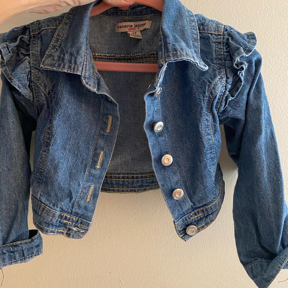 Nanette Lepore girls 2T Jean jacket